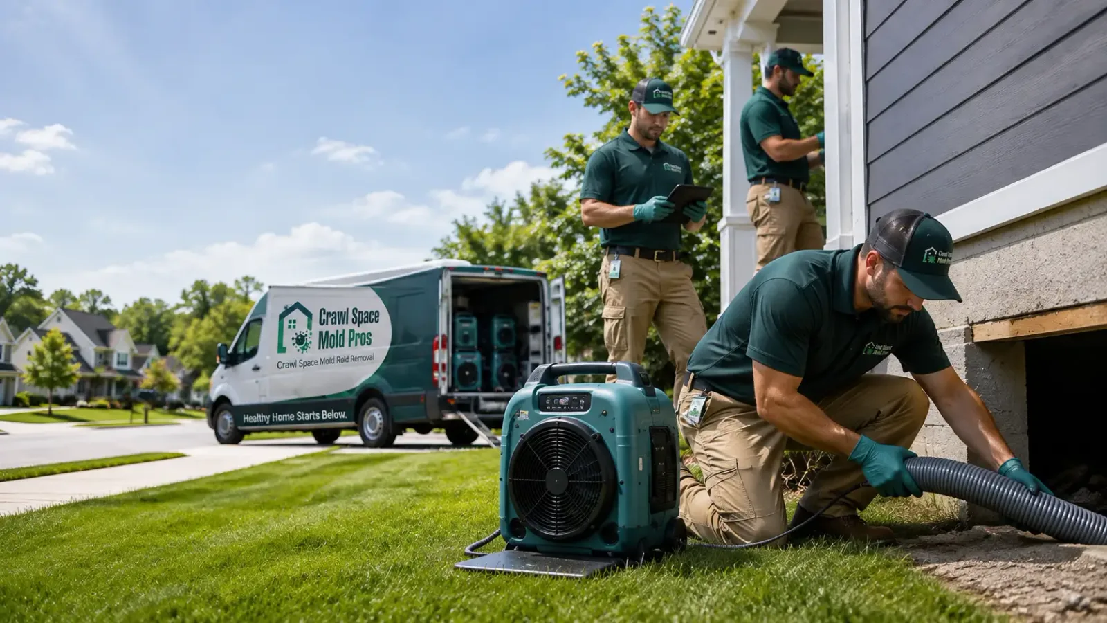 Crawl Space Mold Removal in Stevens Point, WI